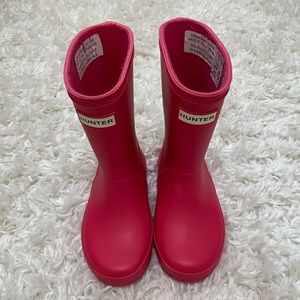 Hot Pink Hunter Boots